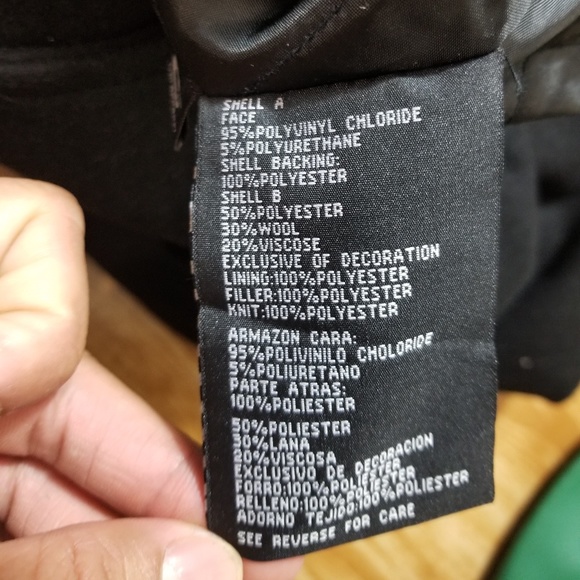 Vintage Miami Hurricanes Bomber Leather Jacket 2XL - Picture 8 of 8